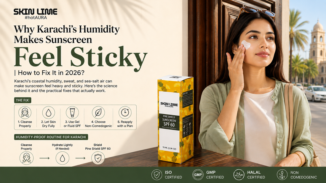 Why Karachi's Humidity Makes Sunscreen Feel Sticky | How to Fix It in 2026?