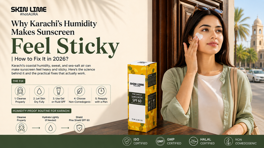 Why Karachi's Humidity Makes Sunscreen Feel Sticky | How to Fix It in 2026?
