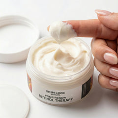 Skin Lime Retinol cream texture and consistency